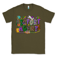 Army Green airport agent mardi gras Classic Tee - CowGirlArtShop