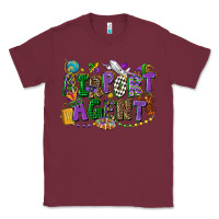 Burgundy airport agent mardi gras Classic Tee - CowGirlArtShop