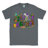 Charcoal Heather airport agent mardi gras Classic Tee - CowGirlArtShop