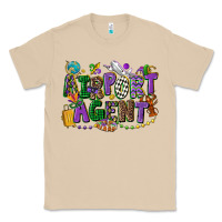 Mushroom airport agent mardi gras Classic Tee - CowGirlArtShop
