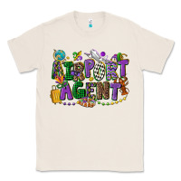 Natural airport agent mardi gras Classic Tee - CowGirlArtShop