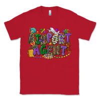 Red airport agent mardi gras Classic Tee - CowGirlArtShop