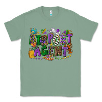 Sage airport agent mardi gras Classic Tee - CowGirlArtShop