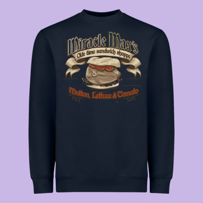 Mutton Lettuce And Tomato Heavyweight Sweatshirt Designed By Artisfamous