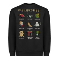 Black palindromes! Heavyweight Sweatshirt - artisFamous