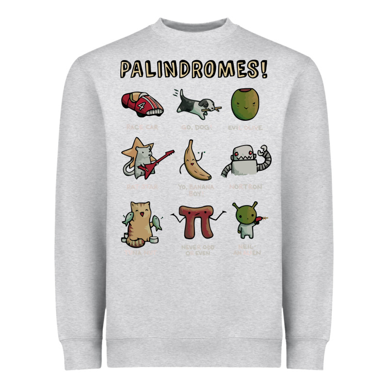 Palindromes! Heavyweight Sweatshirt by artisFamous | Teevron