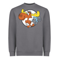 Storm Vintage Rocky And Bullwinkle Heavyweight Sweatshirt - artisFamous