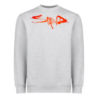 Heather Grey staind new Heavyweight Sweatshirt - artisFamous