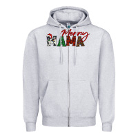 Heather Grey merry mama Zipper Hoodie - BarkalooDesign