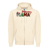Sandshell merry mama Zipper Hoodie - BarkalooDesign