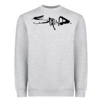 Heather Grey staind new Heavyweight Sweatshirt - artisFamous