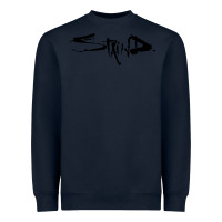 Navy staind new Heavyweight Sweatshirt - artisFamous