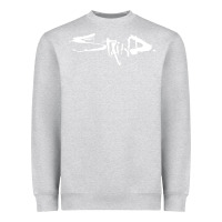 Heather Grey staind new Heavyweight Sweatshirt - artisFamous