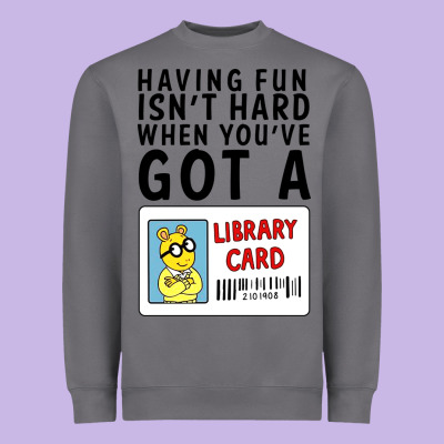 Arthur Library Card Classic Rachelrae09 Heavyweight Sweatshirt Designed By Artisfamous