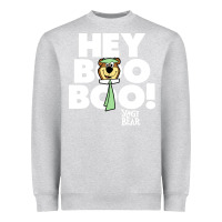 Heather Grey yogi bear Heavyweight Sweatshirt - artisFamous