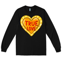 Black valentine's day hearts Long Sleeve Tee - FaDigitalArtStudio