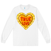 White valentine's day hearts Long Sleeve Tee - FaDigitalArtStudio