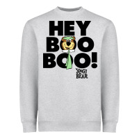 Heather Grey yogi bear Heavyweight Sweatshirt - artisFamous