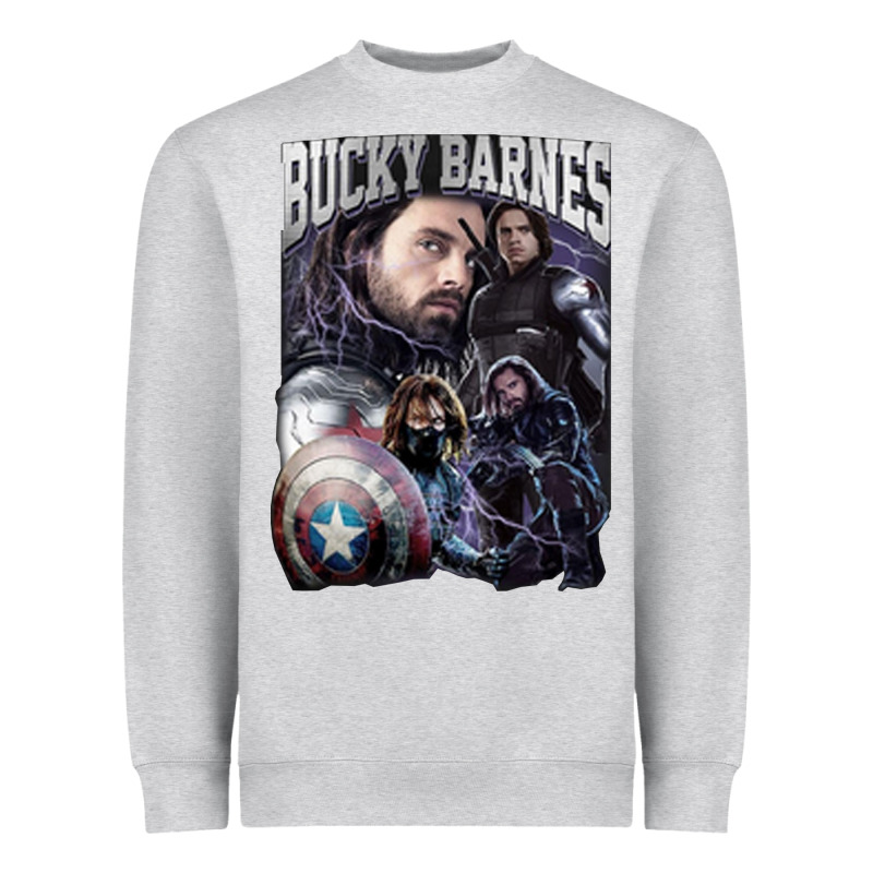 Bucky Barnes A Hero Heavyweight Sweatshirt by artisFamous | Teevron