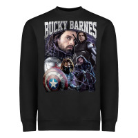 Black bucky barnes a hero Heavyweight Sweatshirt - artisFamous