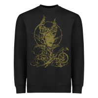 Black sleeping beauty maleficent crow branchesy Heavyweight Sweatshirt - artisFamous