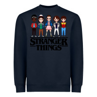 Navy stranger kids Heavyweight Sweatshirt - artisFamous