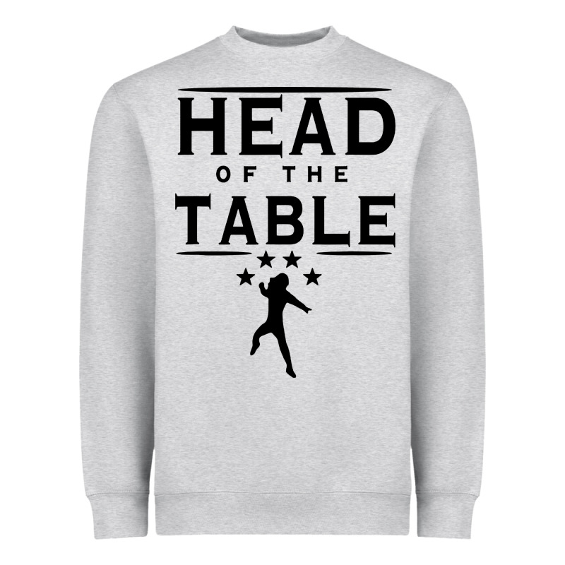Head Of The Table Heavyweight Sweatshirt by artisFamous | Teevron