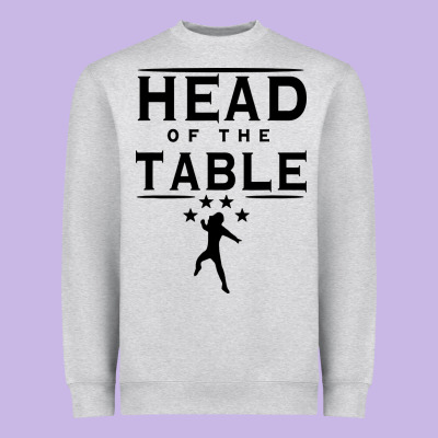 Head Of The Table Heavyweight Sweatshirt Designed By Artisfamous