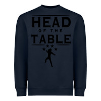 Navy head of the table Heavyweight Sweatshirt - artisFamous