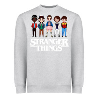 Heather Grey stranger kids Heavyweight Sweatshirt - artisFamous