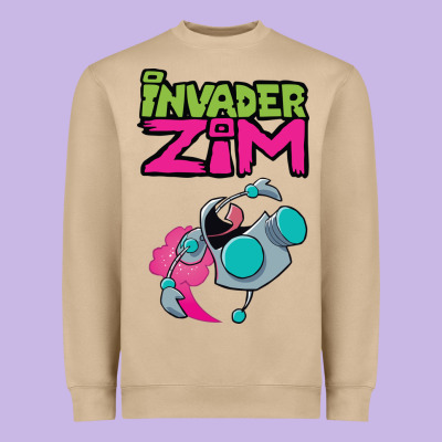 Invader Zim Gir Heavyweight Sweatshirt Designed By Artisfamous