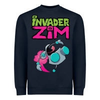 Navy Invader Zim Gir Heavyweight Sweatshirt - artisFamous