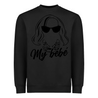 Black my bebe moira rose Heavyweight Sweatshirt - artisFamous