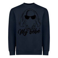 Navy my bebe moira rose Heavyweight Sweatshirt - artisFamous