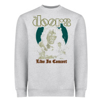 Heather Grey the doors live in concert Heavyweight Sweatshirt - artisFamous