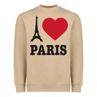 Mushroom i love paris eiffel tower funny Heavyweight Sweatshirt - artisFamous