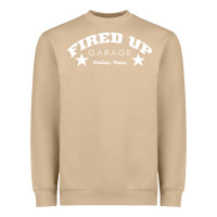 Mushroom fired up garage Heavyweight Sweatshirt - artisFamous