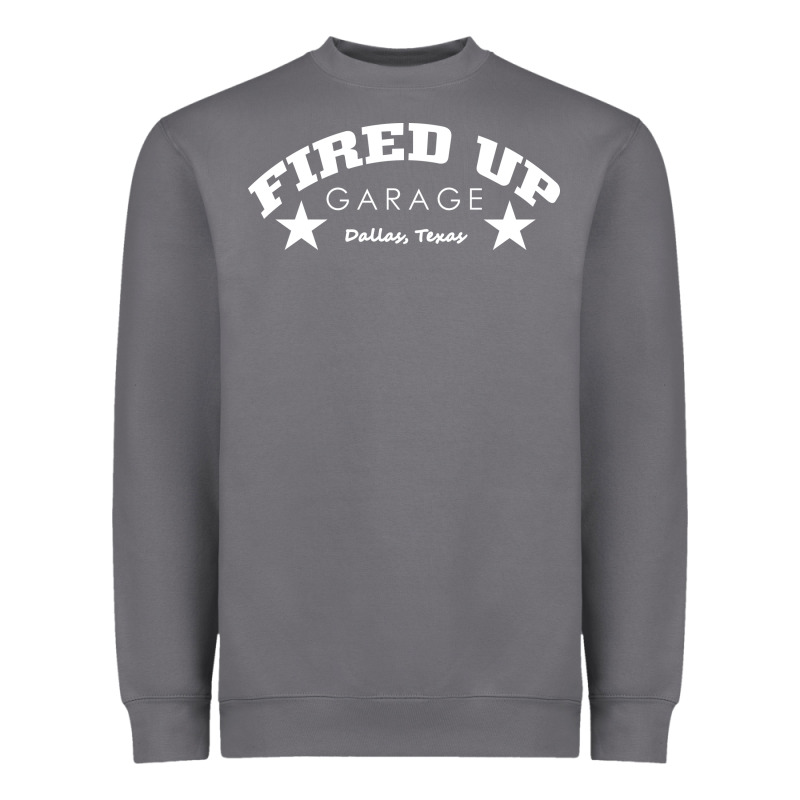 Fired Up Garage Heavyweight Sweatshirt by artisFamous | Teevron