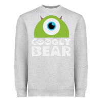 Heather Grey googly bear Heavyweight Sweatshirt - artisFamous