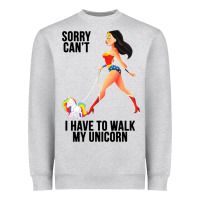 Heather Grey wonder woman sorry can't Heavyweight Sweatshirt - artisFamous
