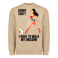 Wonder Woman Sorry Can't Heavyweight Sweatshirt | Teevron
