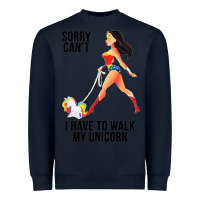 Navy wonder woman sorry can't Heavyweight Sweatshirt - artisFamous