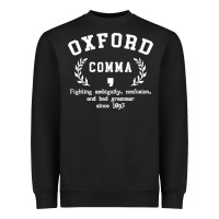 Black funny english grammar nerd Heavyweight Sweatshirt - artisFamous