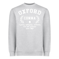 Heather Grey funny english grammar nerd Heavyweight Sweatshirt - artisFamous
