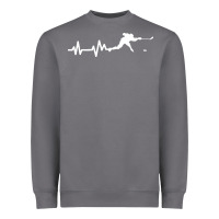 Storm hockey player heartbeat ice Heavyweight Sweatshirt - artisFamous