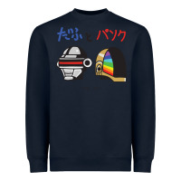 Navy DAFTPUNK Japanese Heavyweight Sweatshirt - artisFamous