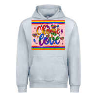 Heather Grey choose love tumbler Urban Hoodie - JahusDesignShop
