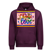 Mauve Wine choose love tumbler Urban Hoodie - JahusDesignShop