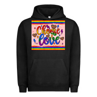 Pigment Black choose love tumbler Urban Hoodie - JahusDesignShop