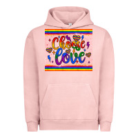 Pigment Salmon choose love tumbler Urban Hoodie - JahusDesignShop